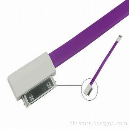 Durable Magnet 30-pin USB Cable for iPhone 4, Sync Data & Charger Cable